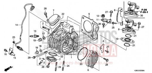 CULASSE MSX125AH de 2017